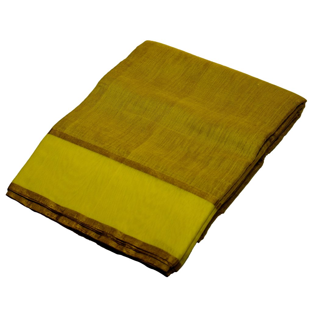 Maheshwari silk - Yellow