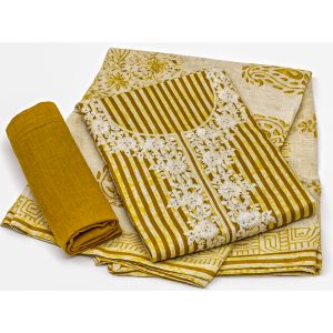 Rayon cotton olive green