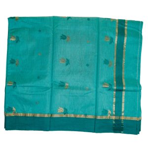 Maheshwari silk cotton -sea green