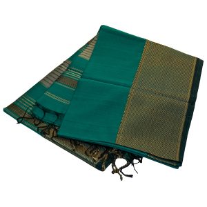 maheshwari silk cotton sea green
