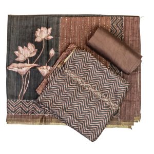 cotton silk brown