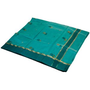 maheshwari silk cotton sea green